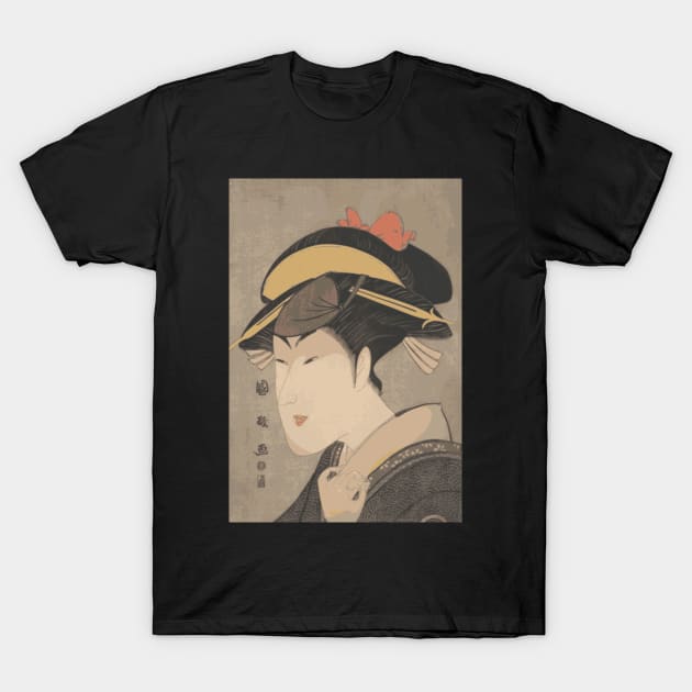 Kabuki Actor 1790 T-Shirt by DeeBeeDesigns